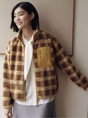 Uniqlo x JW Anderson Checkered Fleece Windproof/lined